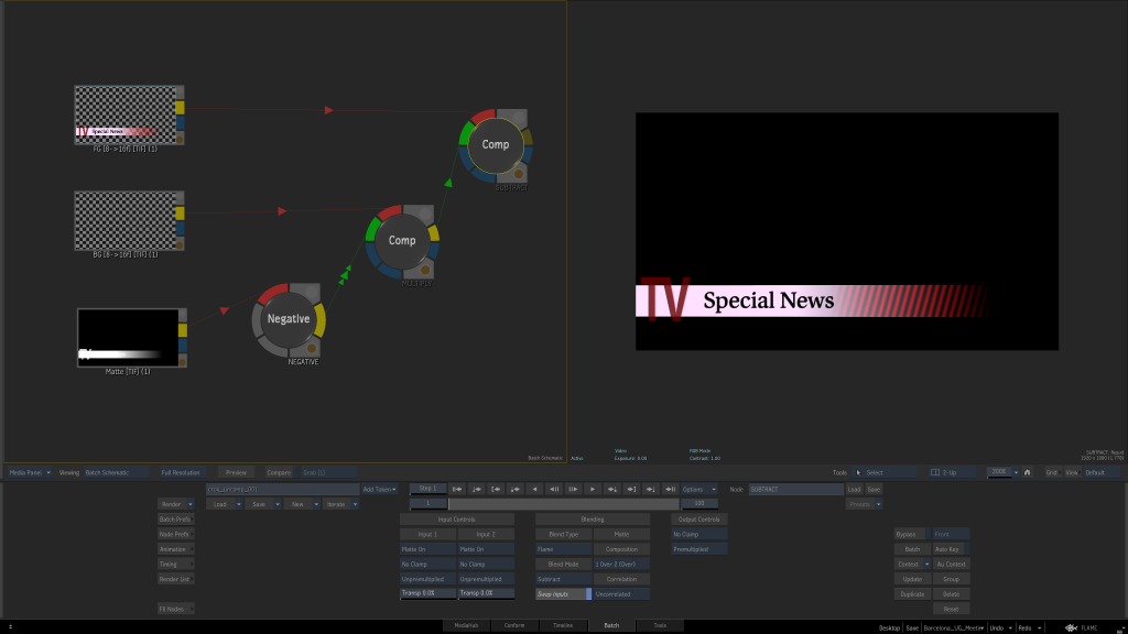 Compositing elements with a colored background, or how to invert almost ...